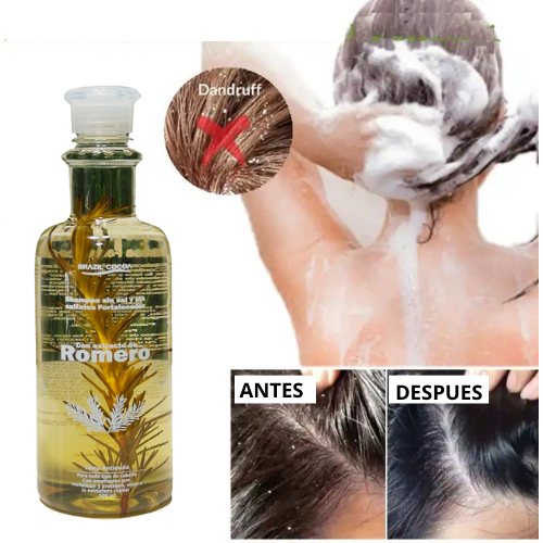 SHAMPOO DE ROMERO X500ML (Gratis sobre mantra capilar))