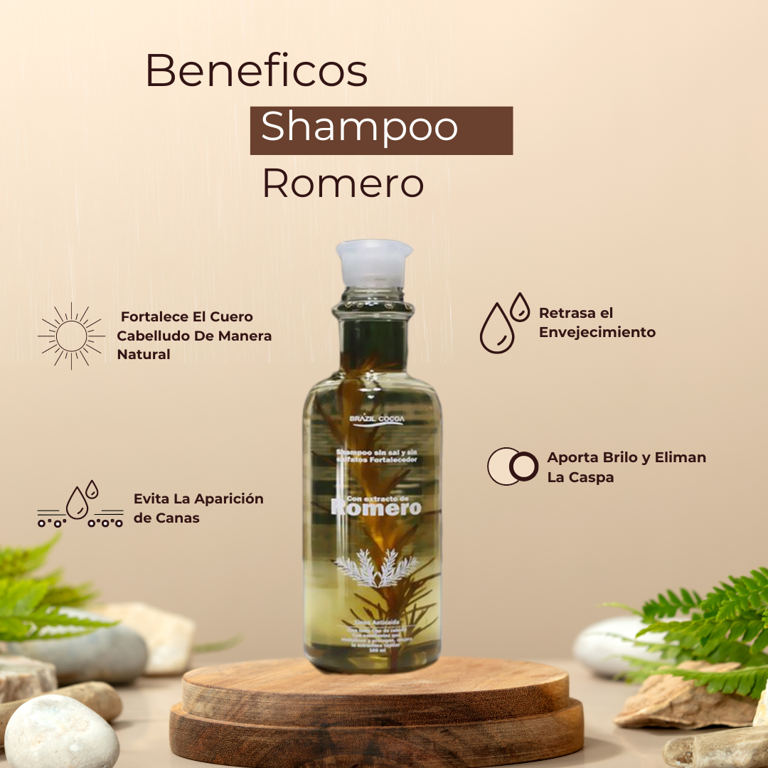Shampoo de Romero X 500ml + Tratamiento Cebolla X 90ml (Precio Especial)