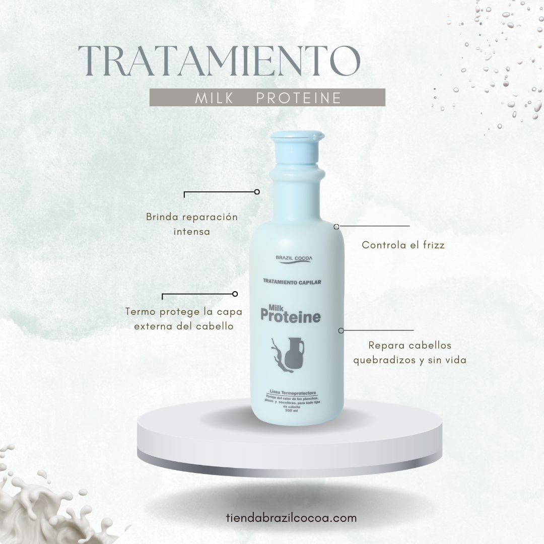 Tratamiento Milk Protein X 500ml - Proteína de Leche (Tratamiento Termo Protector)
