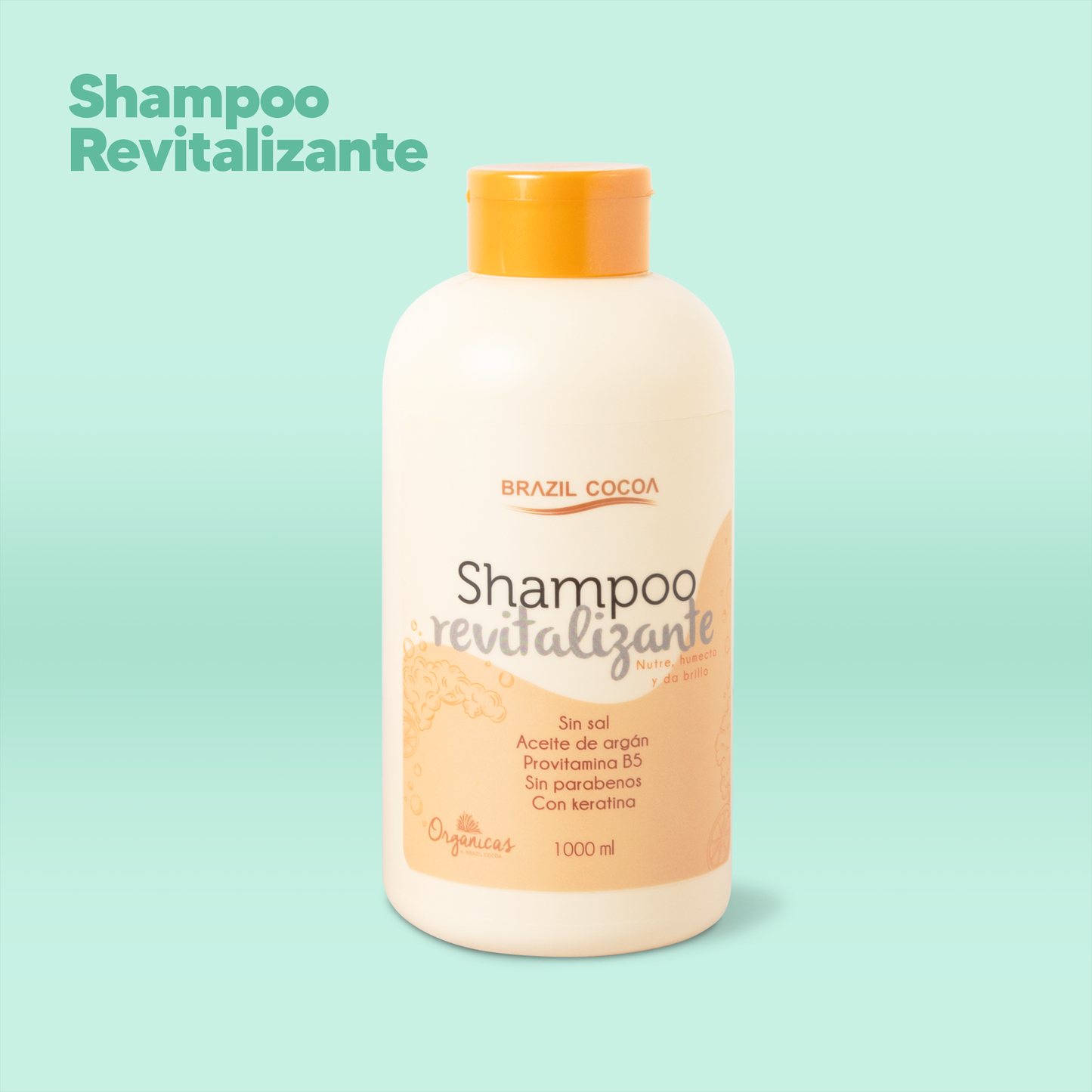Shampoo Orgánico X 1000ml (Revitalizante)
