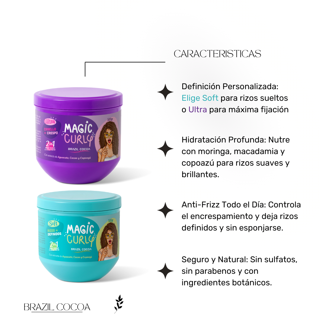 Kit Curly Shampoo + Crema Rizos x 500ml