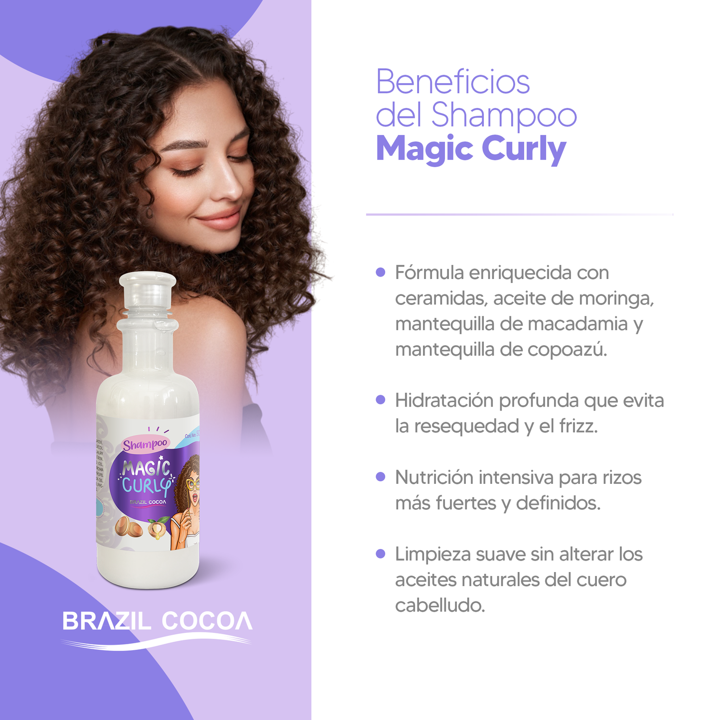 Shampoo Magic Curly Rizos X 500ml