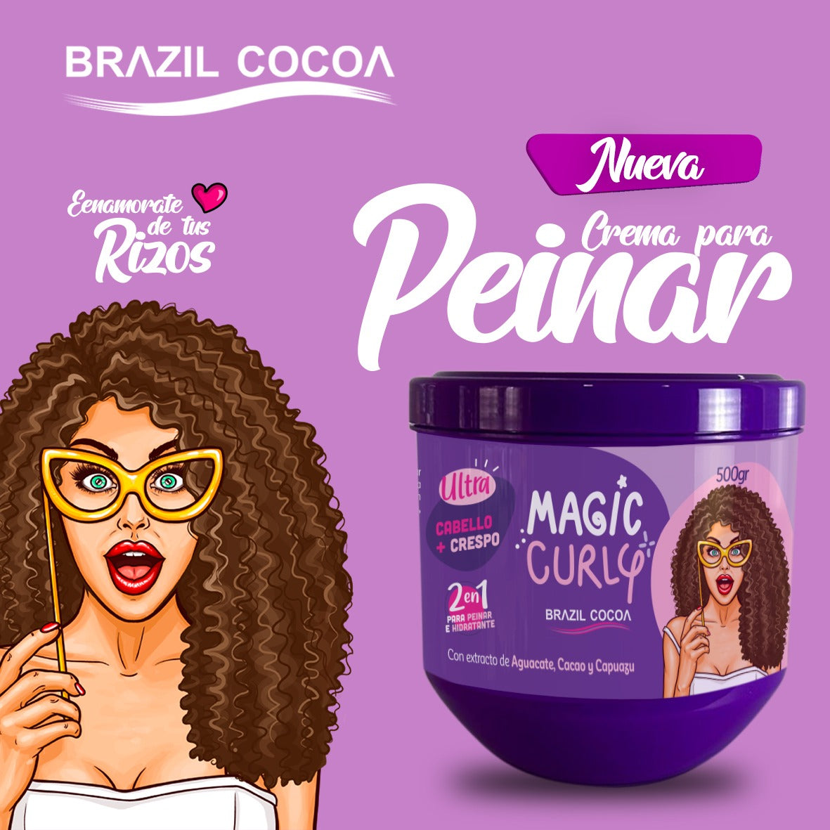 CREMA RIZOS ULTRA X500ML RIZOS DEFINIDOS (Gratis tratamiento mantra capilar)