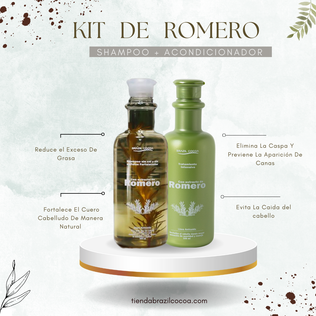 Kit Romero Para La Caída Del Cabello