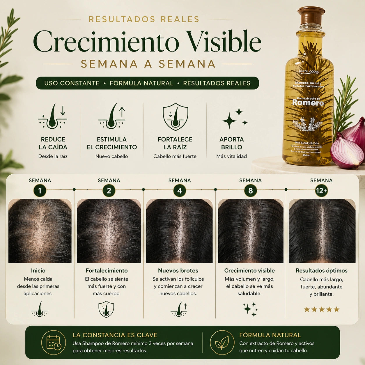 Kit Romero & Cebolla de Crecimiento + Termoprotector