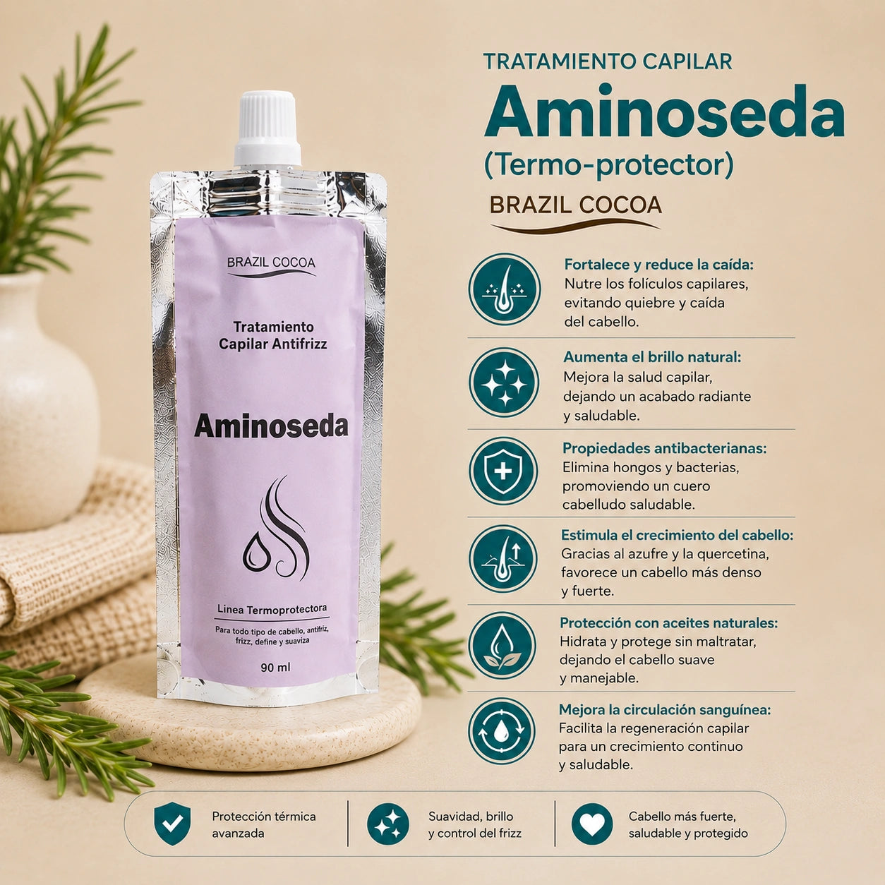 Kit Romero & Cebolla de Crecimiento + Termoprotector