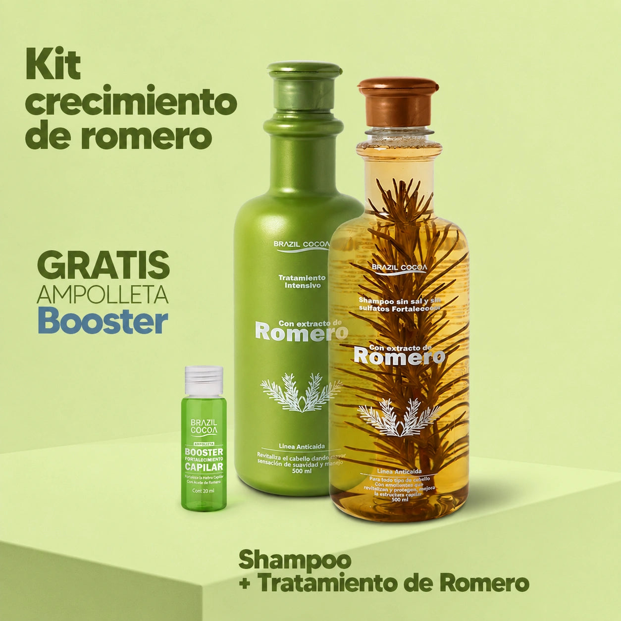 Kit romero crecimiento GRATIS Booster potencializador