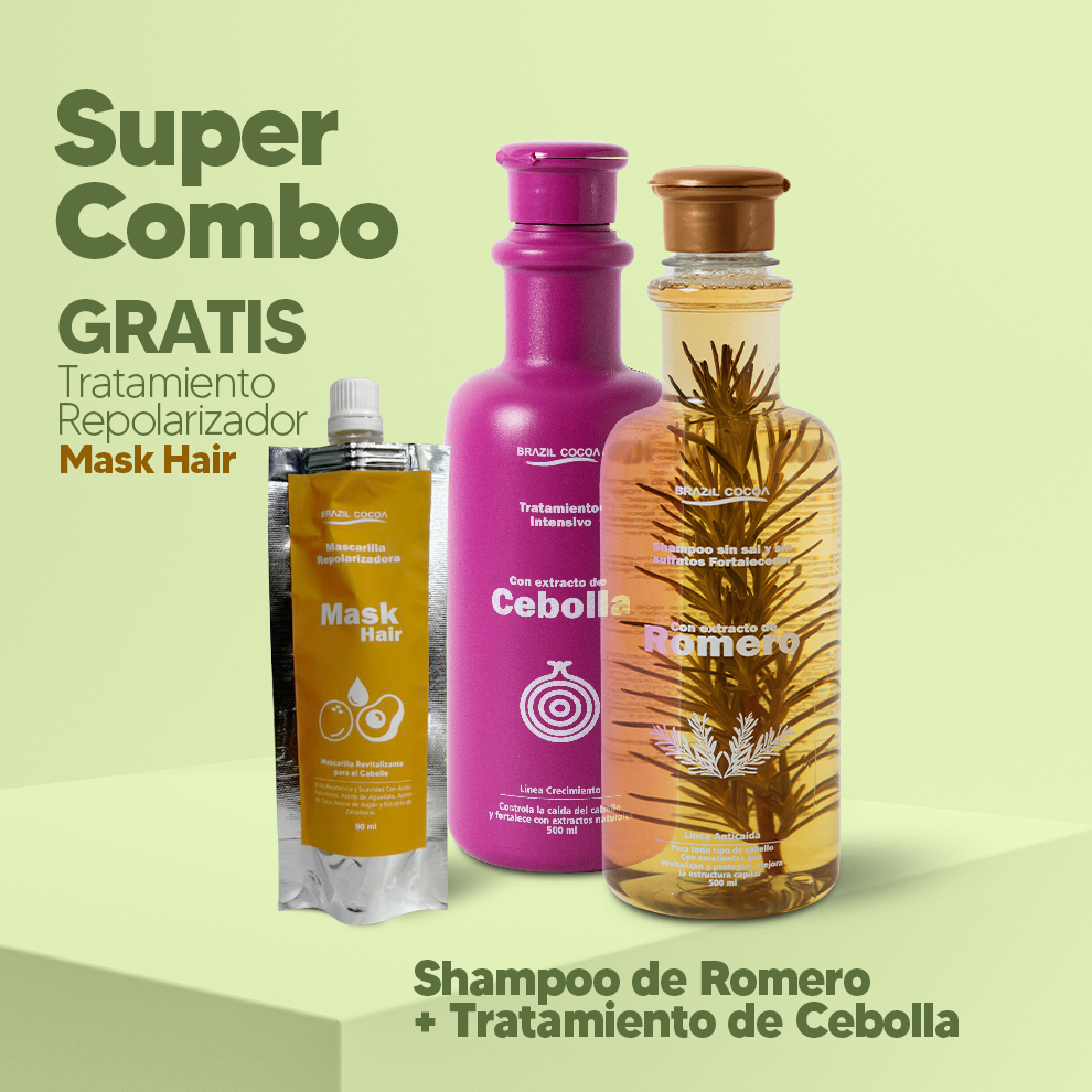 Kit Romero& Cebolla X 500ml (Shampoo + Tratamiento)