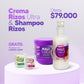 KIT CURLY  SHAMPOO + CREMA RIZOS x500ml