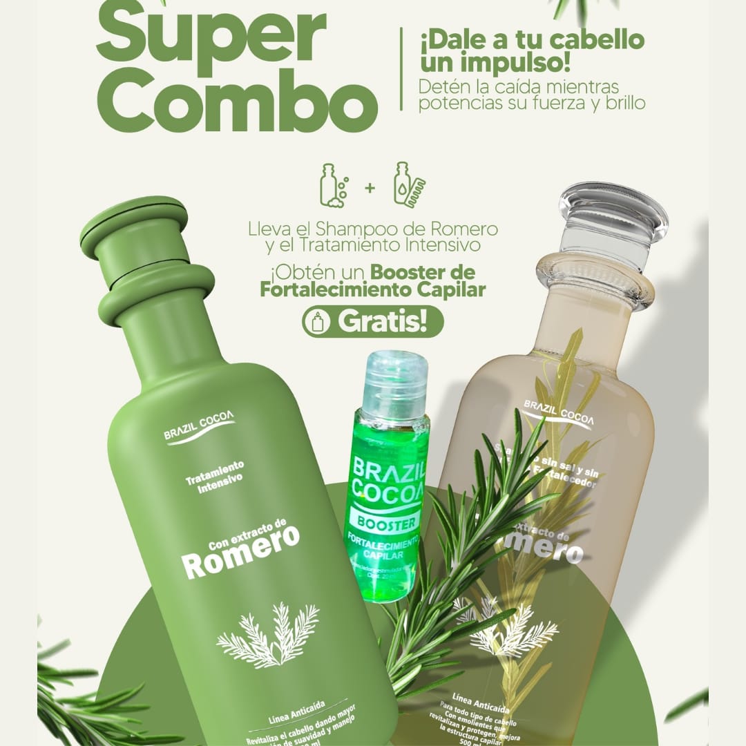 KIT ROMERO  X 500ML (Shampoo + Tratamiento)
