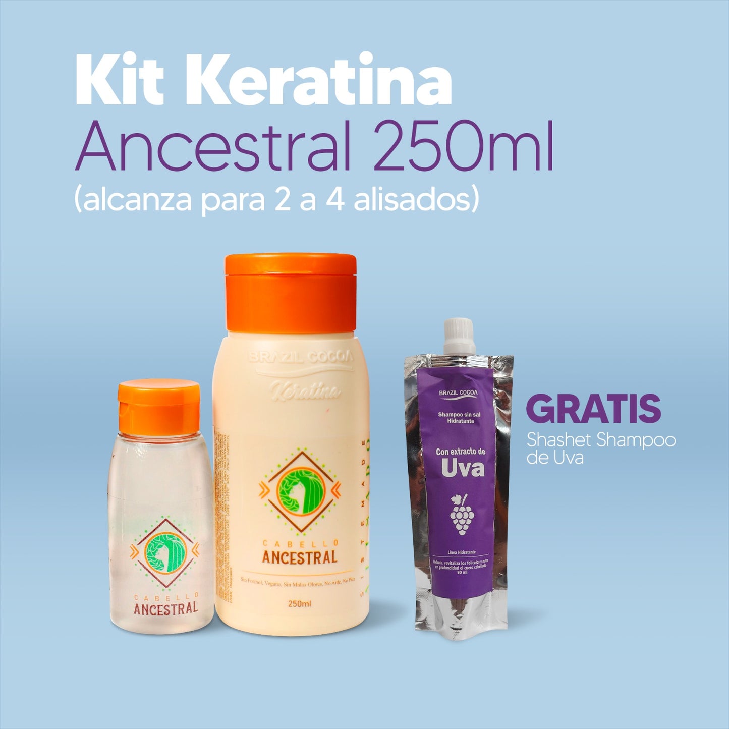 Keratina Ancestral X 250ml (Sin formol)
