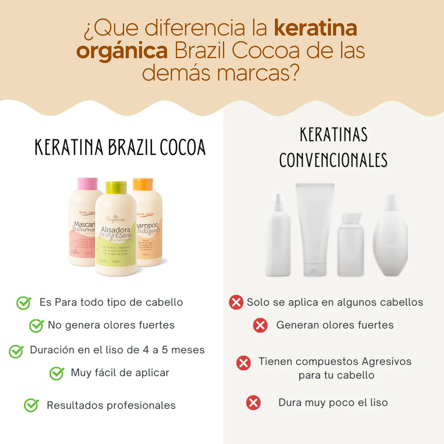 Kit orgánico X Litro (Alcanza de 10 a 12 Alisados)