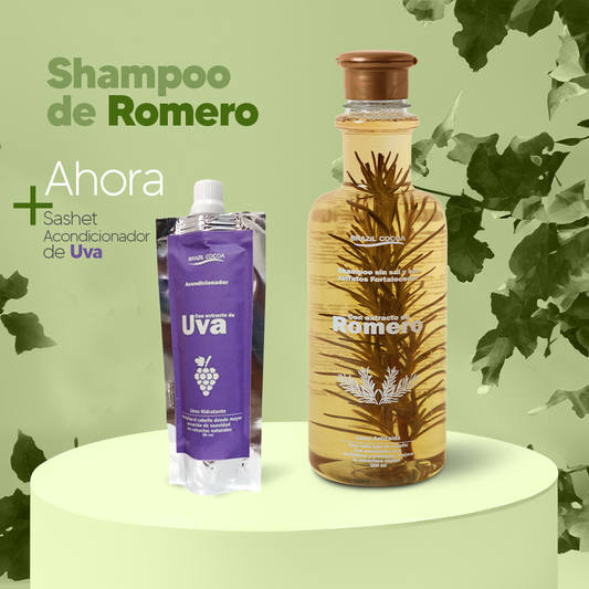 Shampoo de Romero X 500ml + Tratamiento de Cebolla X 90ml (Precio Especial)